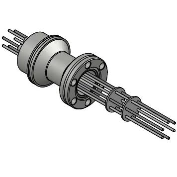 K型插入式真空熱電偶CF法蘭