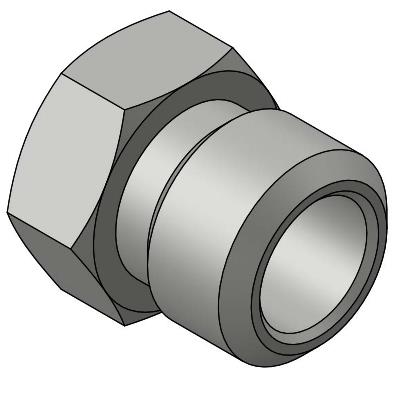 VCR Gland 一 高流量公螺帽